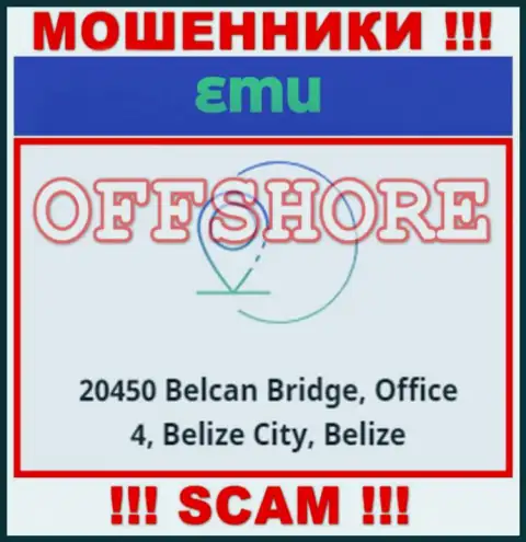 Организация ЕМ-Ю Ком расположена в оффшорной зоне по адресу 20450 Белкан Бридж,Офис 4, Белиз Сити, Белиз - явно мошенники !!!