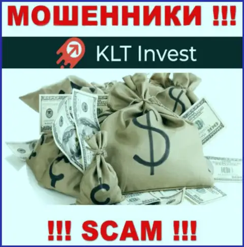 KLT Invest - это ЛОХОТРОН !!! Затягивают лохов, а потом отжимают их депозиты