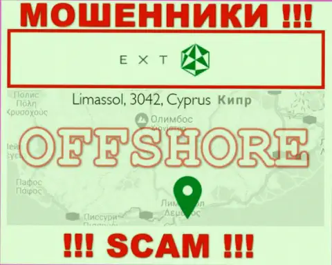 Офшорные интернет мошенники Эксант скрываются тут - Кипр