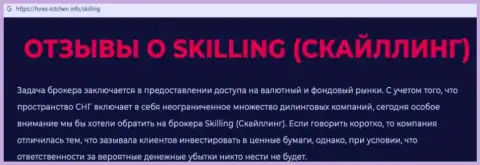 Skilling - контора, совместное сотрудничество с которой доставляет лишь потери (обзор)