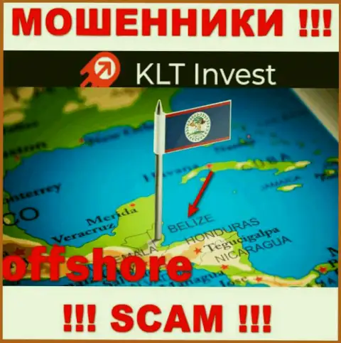 KLT Invest свободно оставляют без денег, потому что обосновались на территории - Belize