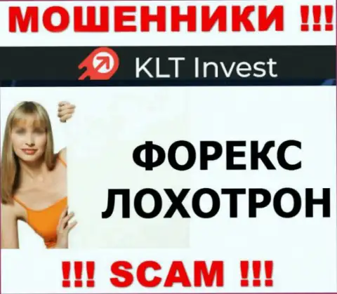 Деятельность internet мошенников KLTInvest Com: Форекс - это капкан для доверчивых людей