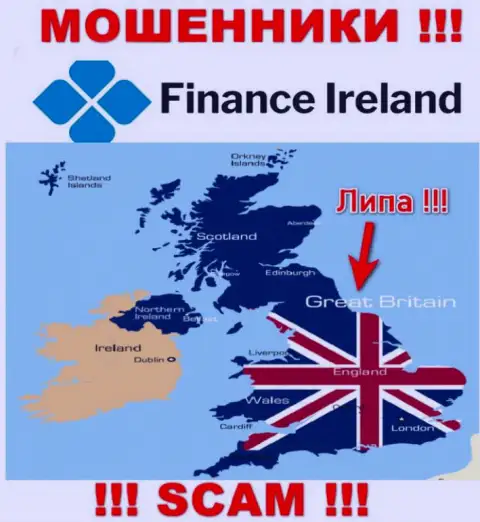 Разводилы Finance Ireland не размещают правдивую инфу касательно их юрисдикции