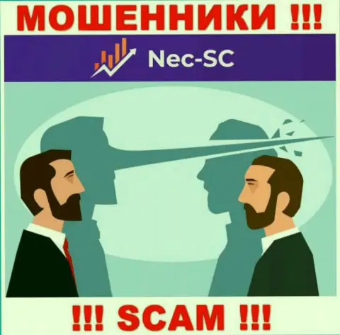 В дилинговой конторе NEC-SC Com требуют оплатить дополнительно комиссионный сбор за вывод финансовых вложений - не ведитесь