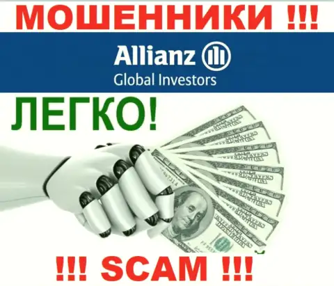 С конторой Allianz Global Investors не сможете заработать, заманят к себе в контору и сольют подчистую